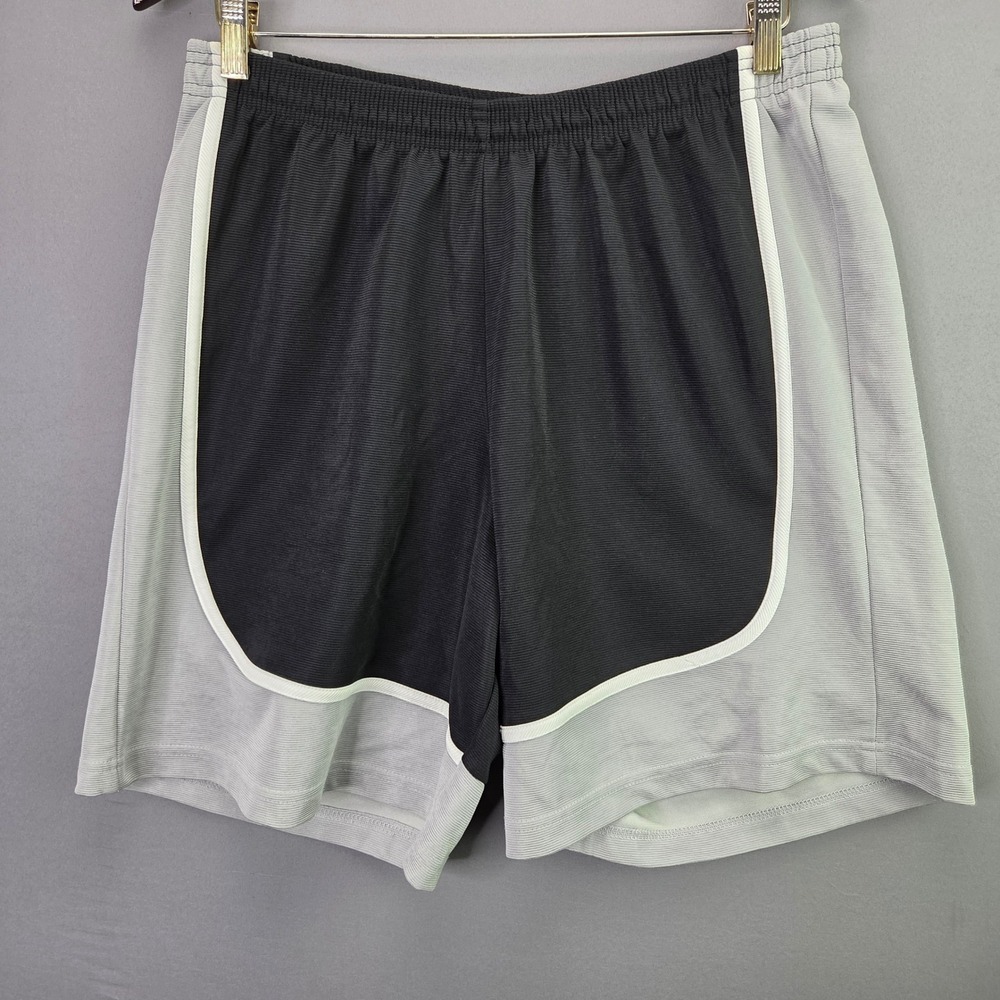 Prospirit Athletic Shorts Colorblock Basketball Large Black Grey Vintage USA
